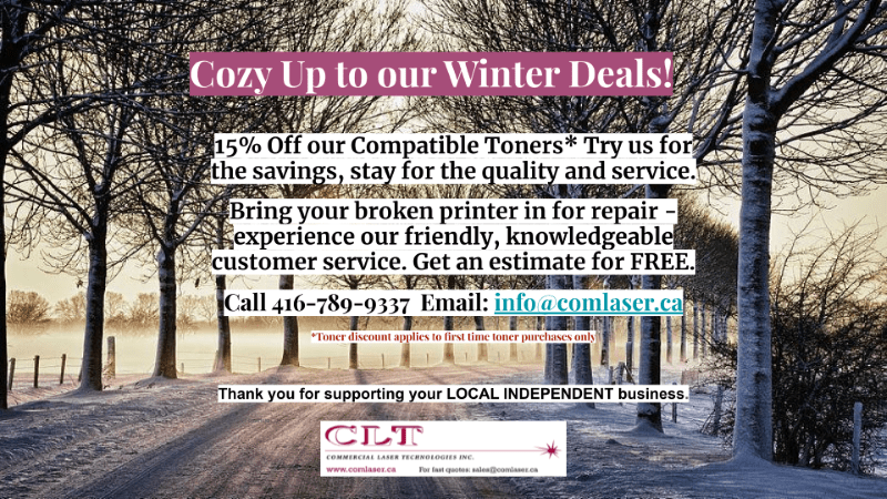 CLT Winter Toner Special
