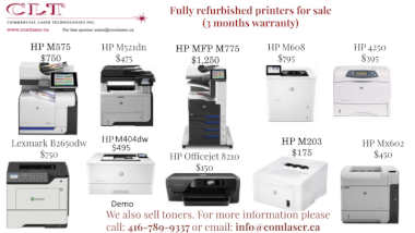 Previously Owned Used Printer Sale