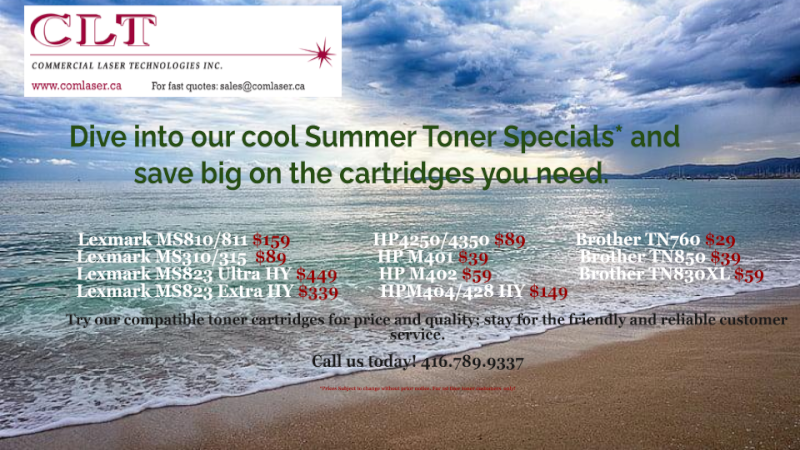 Compatible or Refilled Toner Summer Specials 2025